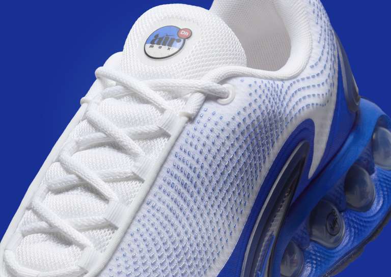 Nike Air Max DN White Racer Blue Tongue Detail