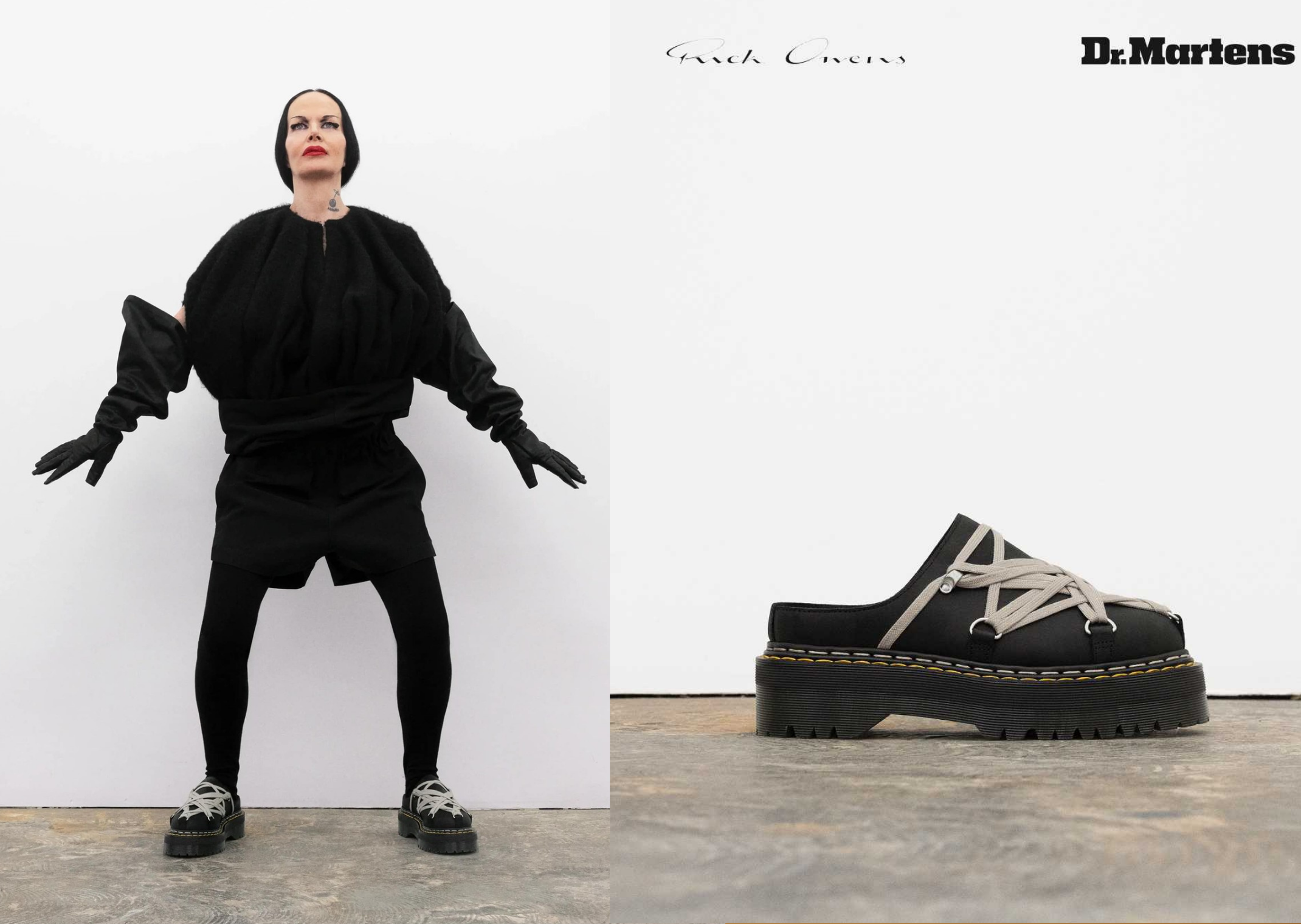 Rick Owens and Dr. Martens Join Forces Again on a Quad Sole Boot