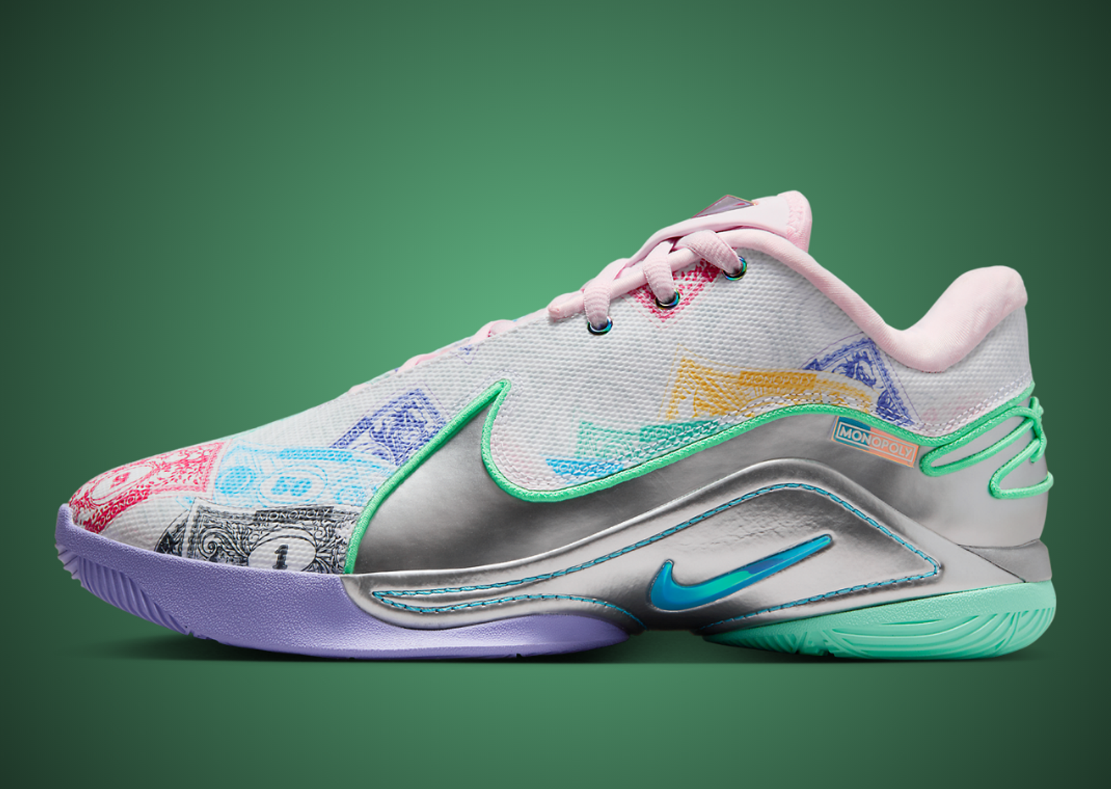 Monopoly x Nike LeBron 22 Lateral