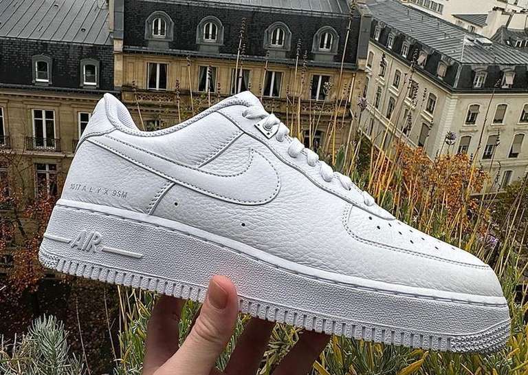 1017 ALYX 9SM x Nike Air Force 1 Low White Lateral