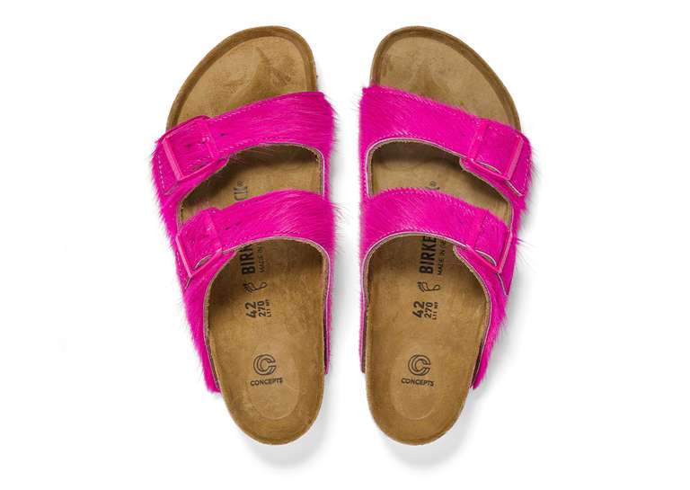 Concepts x Birkenstock Arizona Sandal Hyper Pink Top