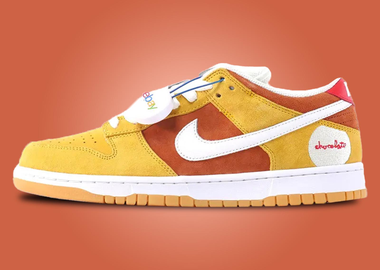 Chocolate Skateboards x Nike SB Dunk Low Sun Lateral