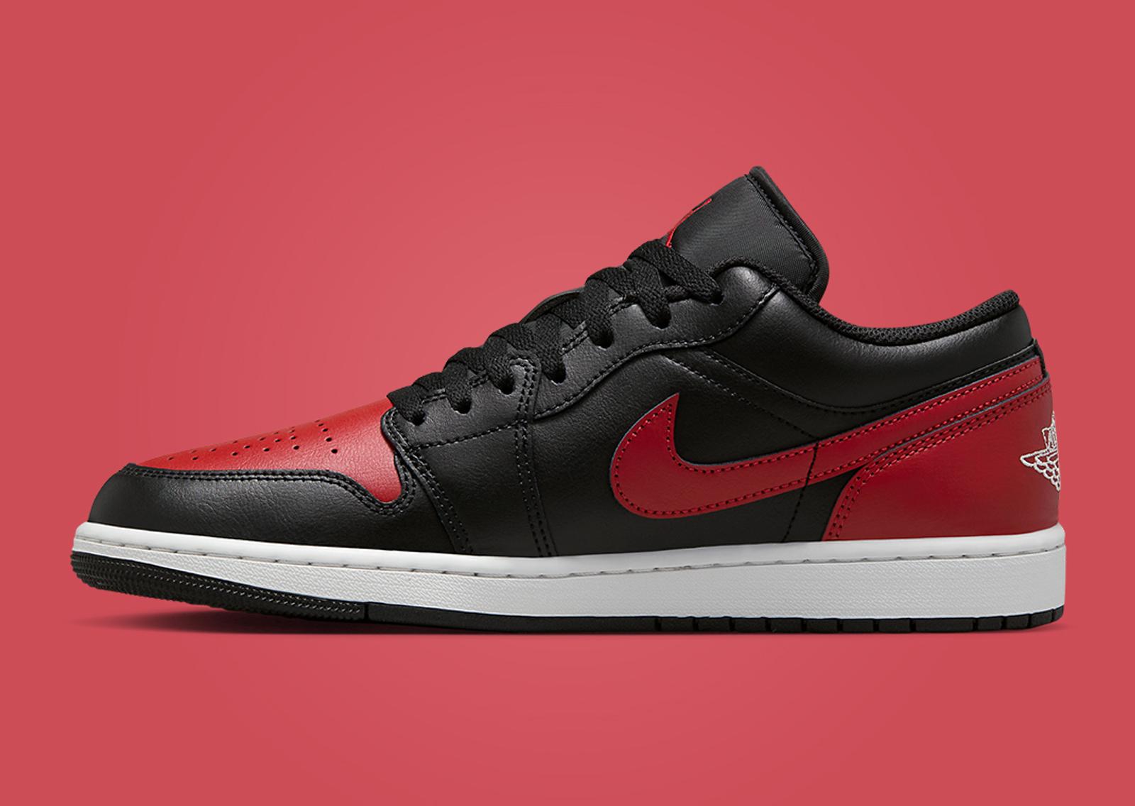 Air Jordan 1 Low Bred Twist Medial