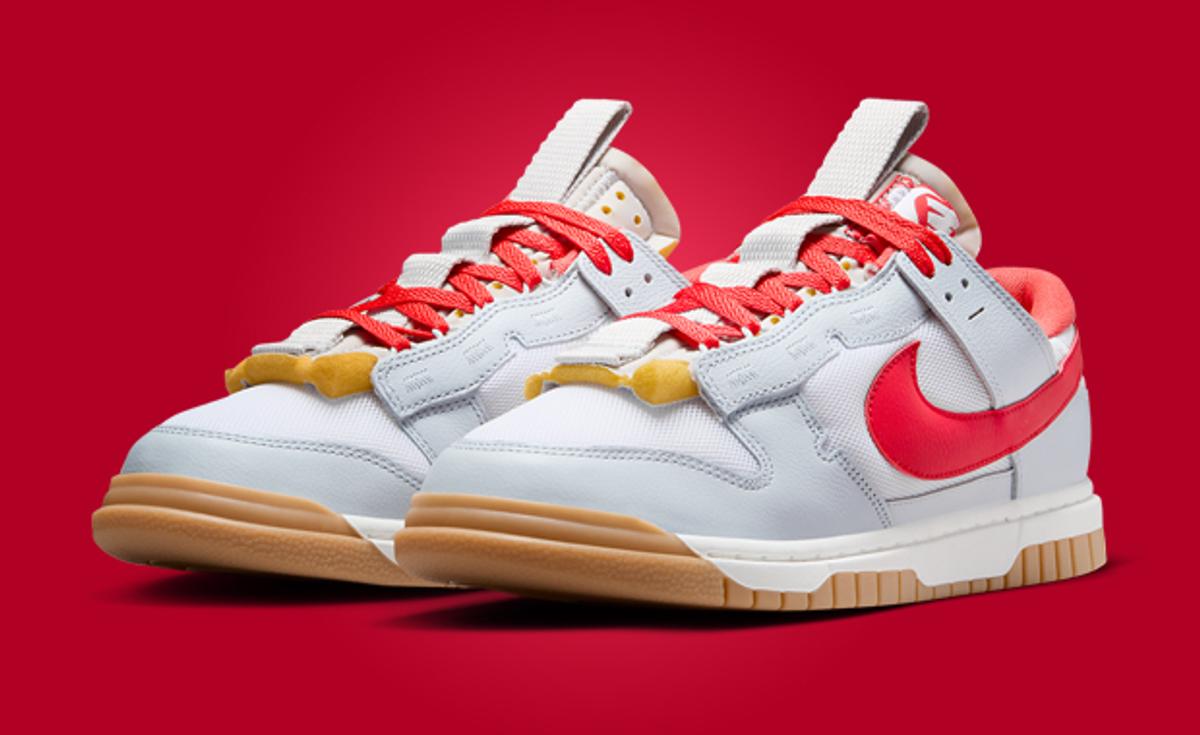 The Nike Dunk Low Remastered Pure Platinum Light Crimson Releases Summer 2024