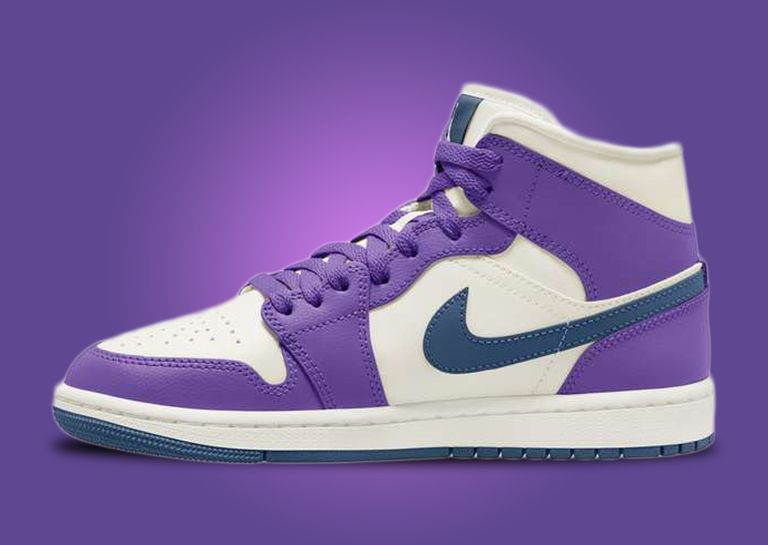 The Air Jordan 1 Mid Action Grape Was Made for the Ladies