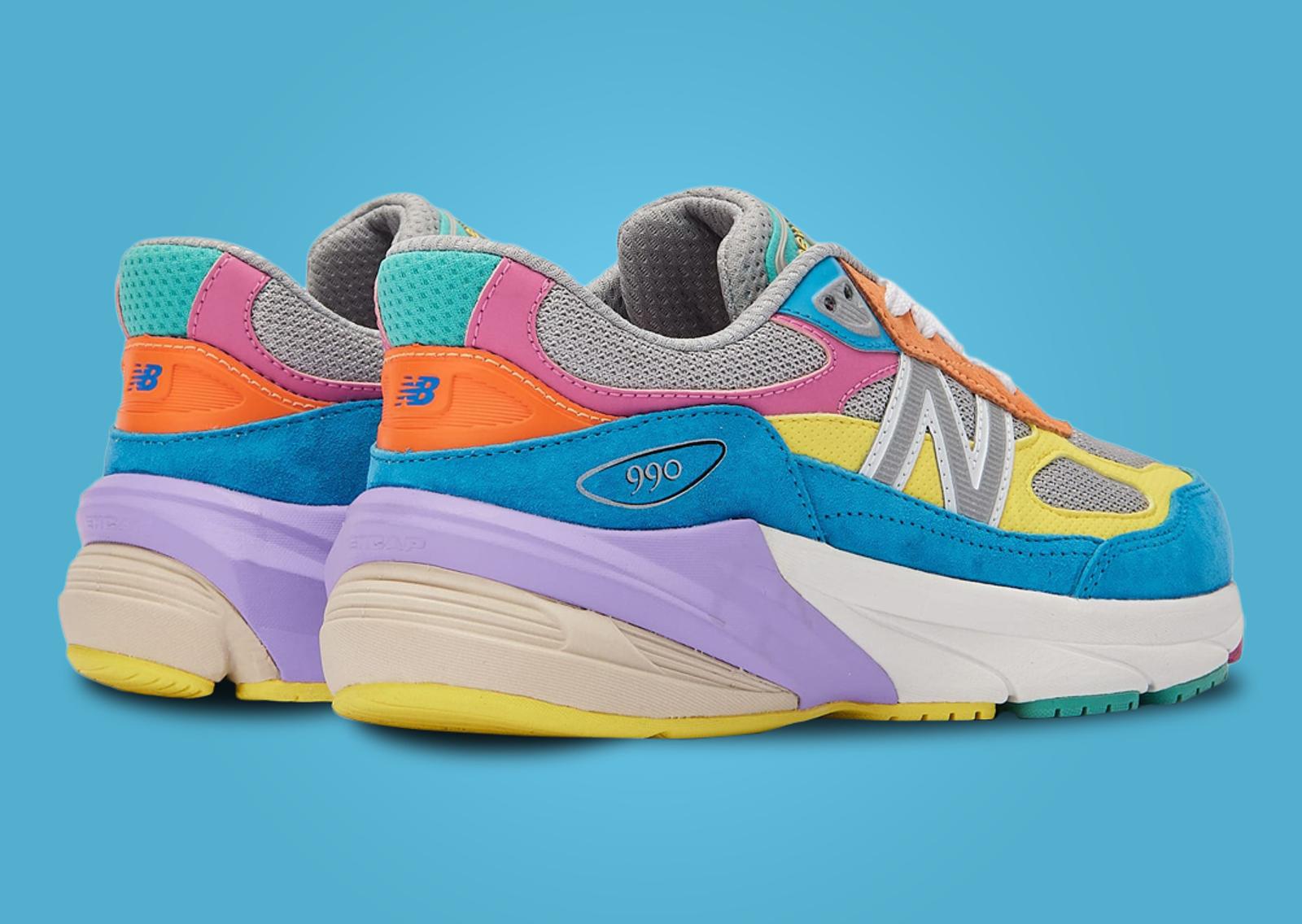 DTLR-Exclusive New Balance 990v6 Gelato Heel Angle