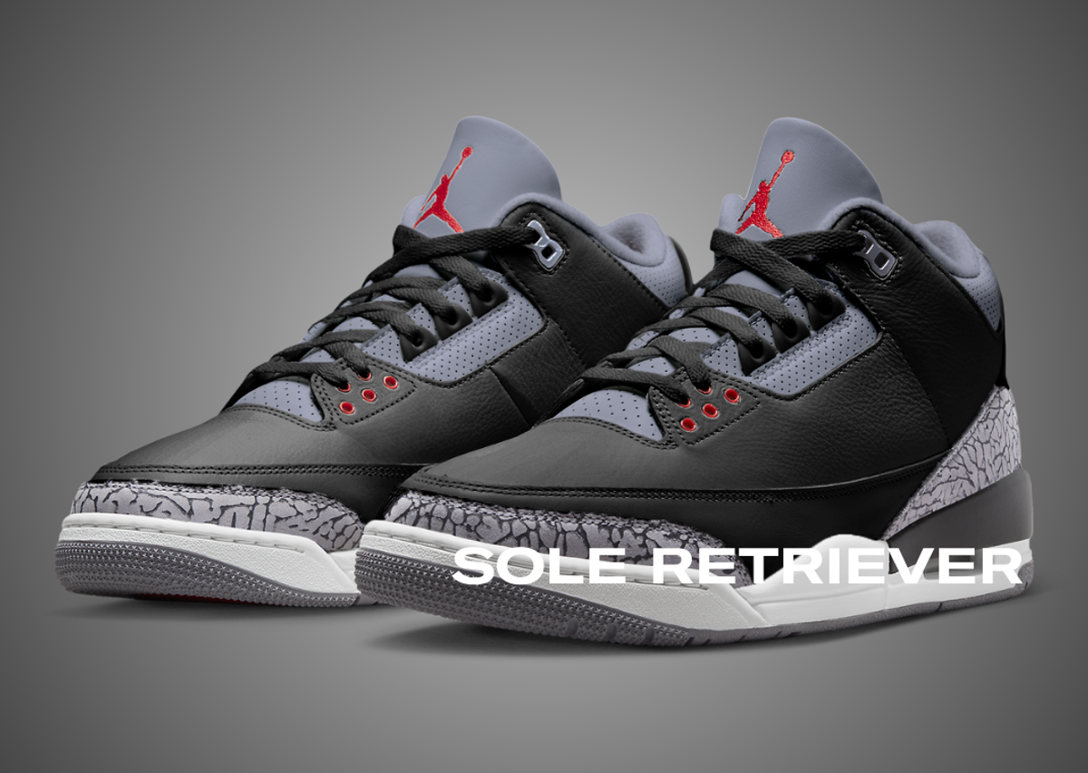 Jordan 3 sale black cement restock