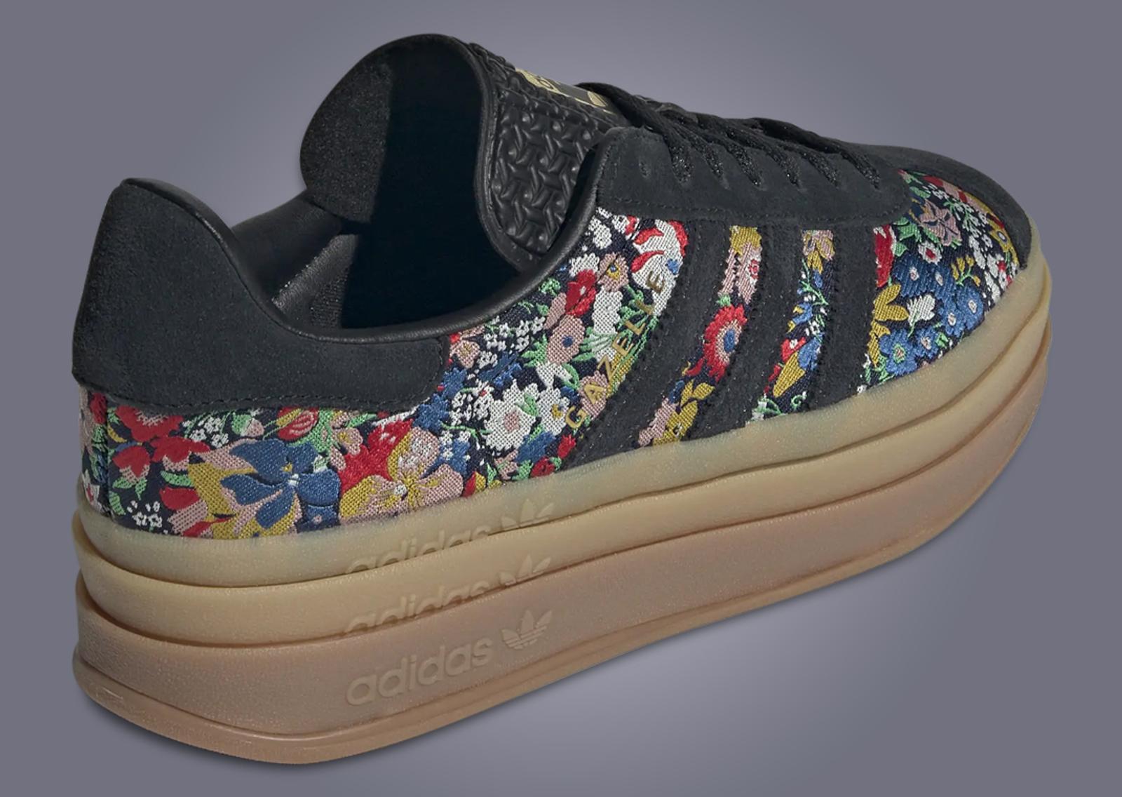 Liberty of London x adidas Gazelle Bold (W) Heel Angle