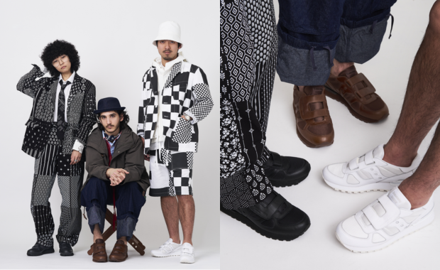 Engineered Garments x Saucony Shadow Double Velcro