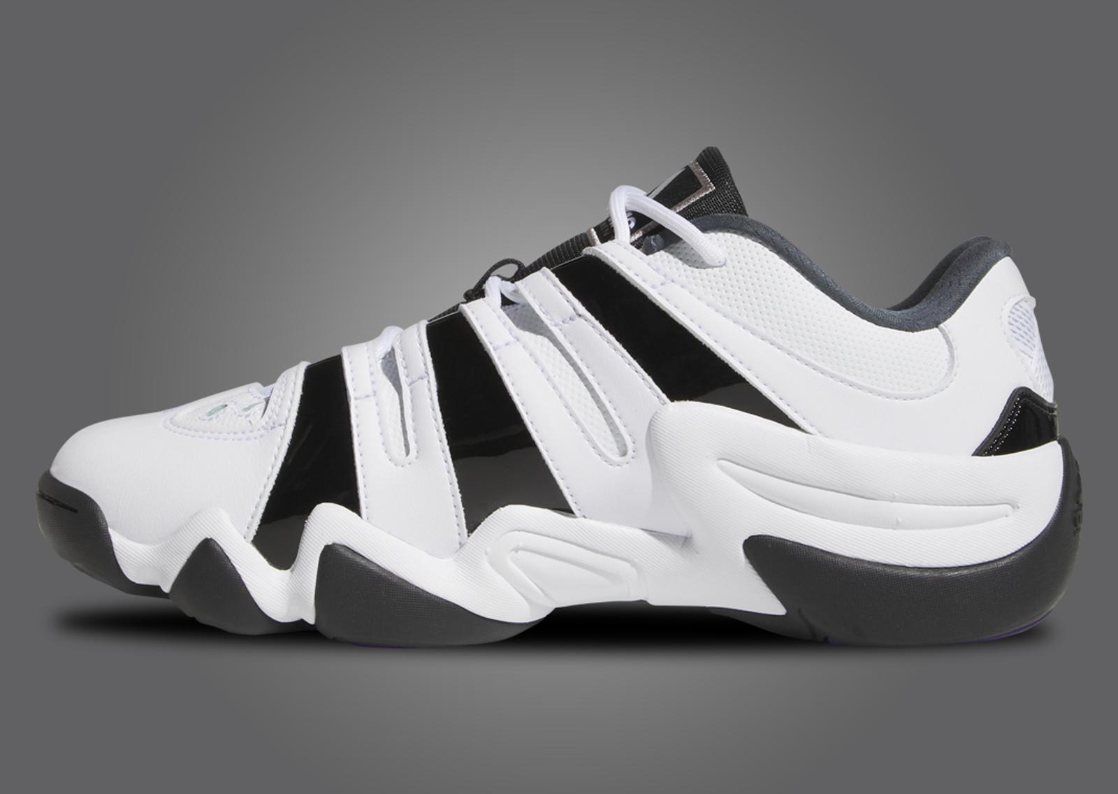 adidas Crazy 8 Low White Black Medial