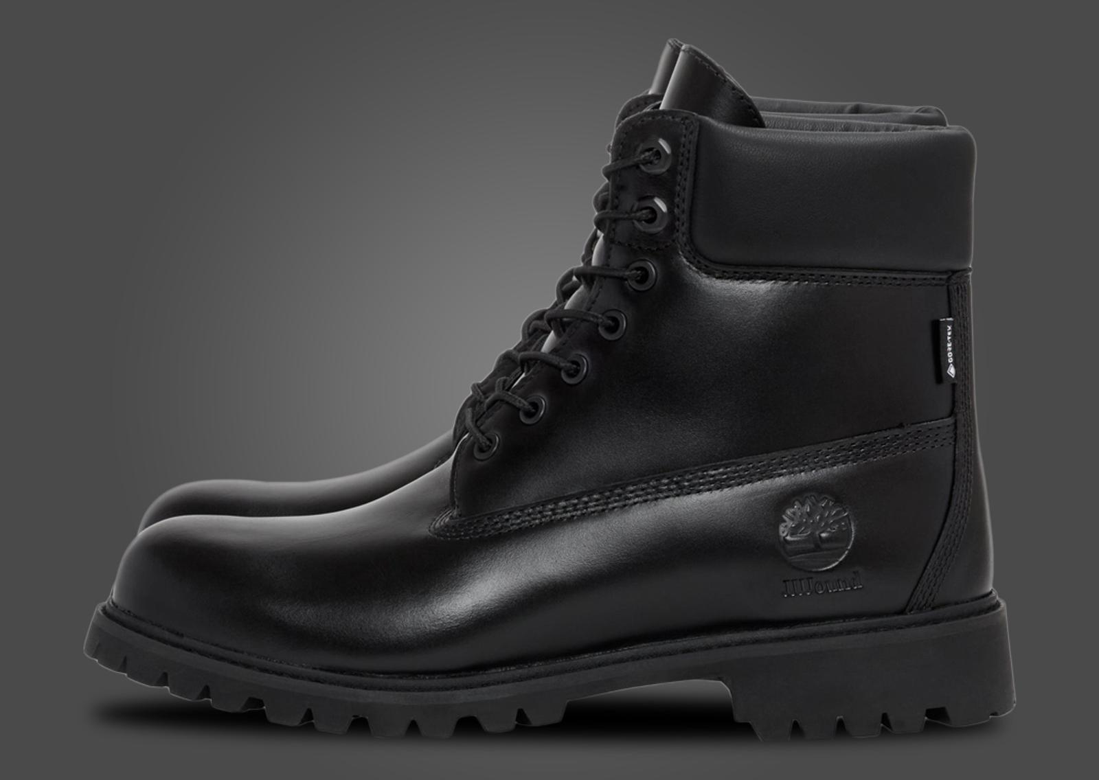 JJJJound x Timberland 6-Inch Boot GTX Triple Black Lateral