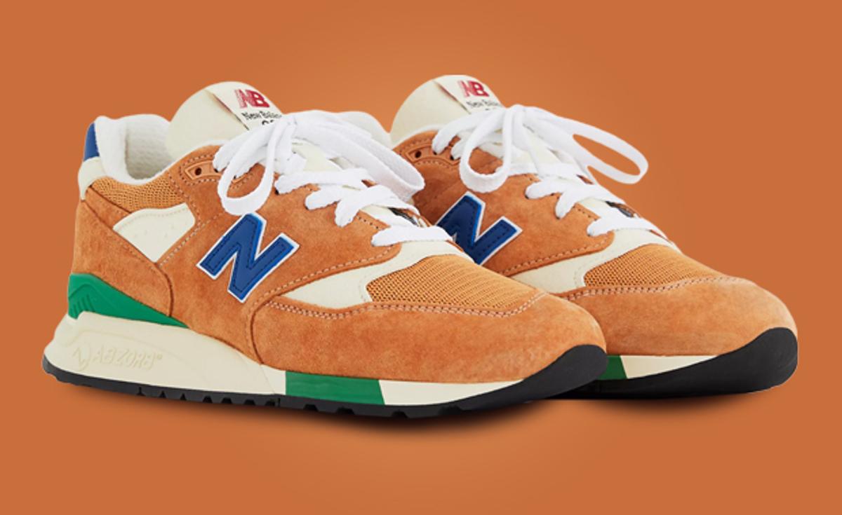 The New Balance 998 Made in USA Sepia Atlantic Blue Releases December 2023
