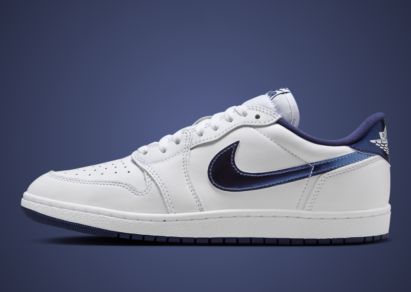 Air Jordan 1 Low 85 Metallic Navy Lateral