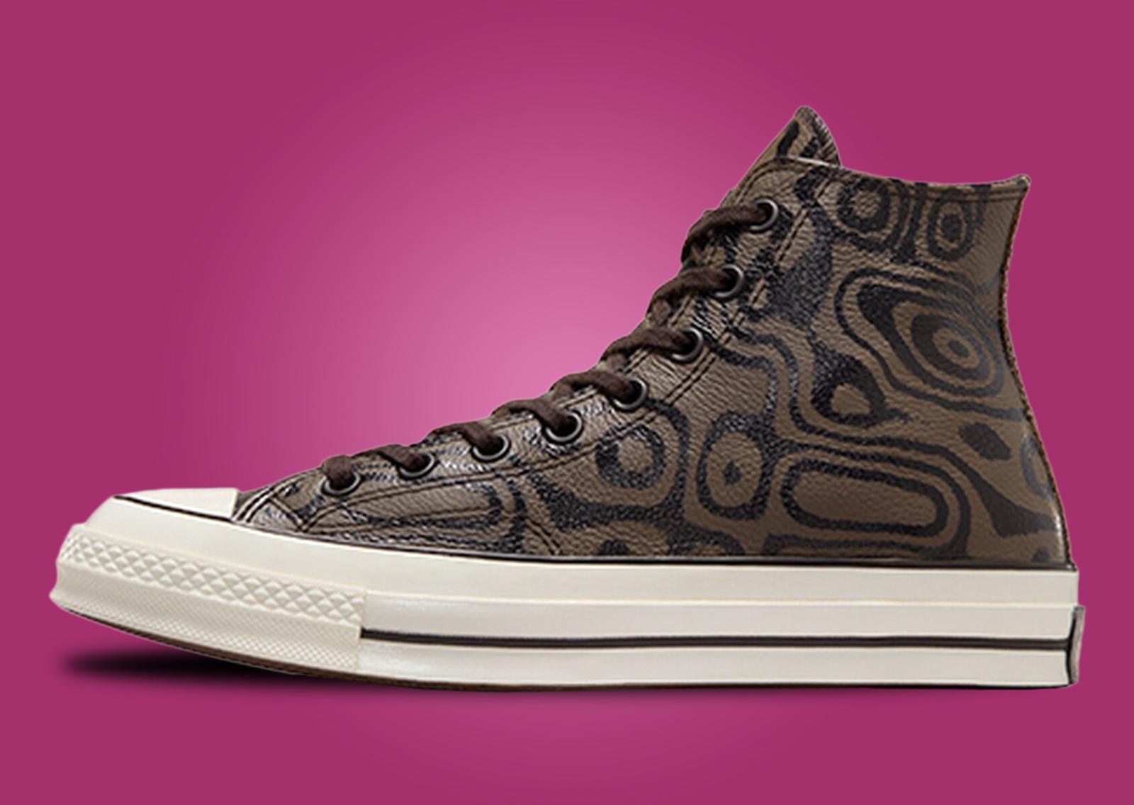 Willy Wonka x Converse Chuck 70 Chocolate Swirl Lateral