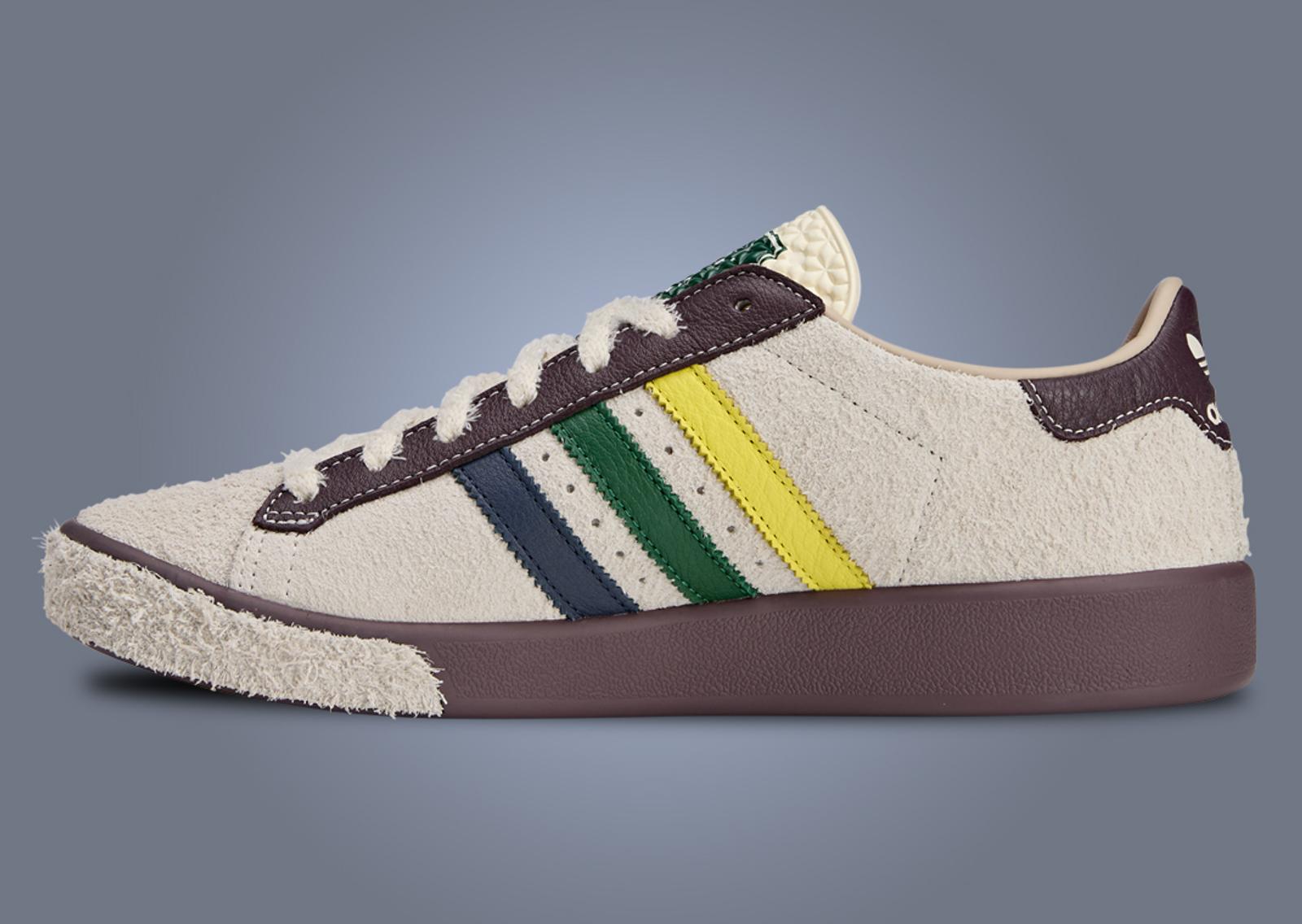 Brain Dead x adidas Forest Hills Cream White Medial