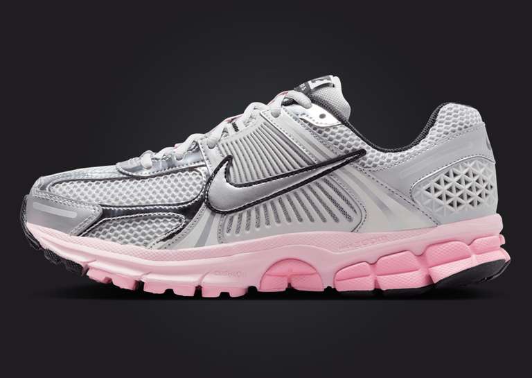Nike Zoom Vomero 5 Metallic Silver Pink Foam (W) Lateral
