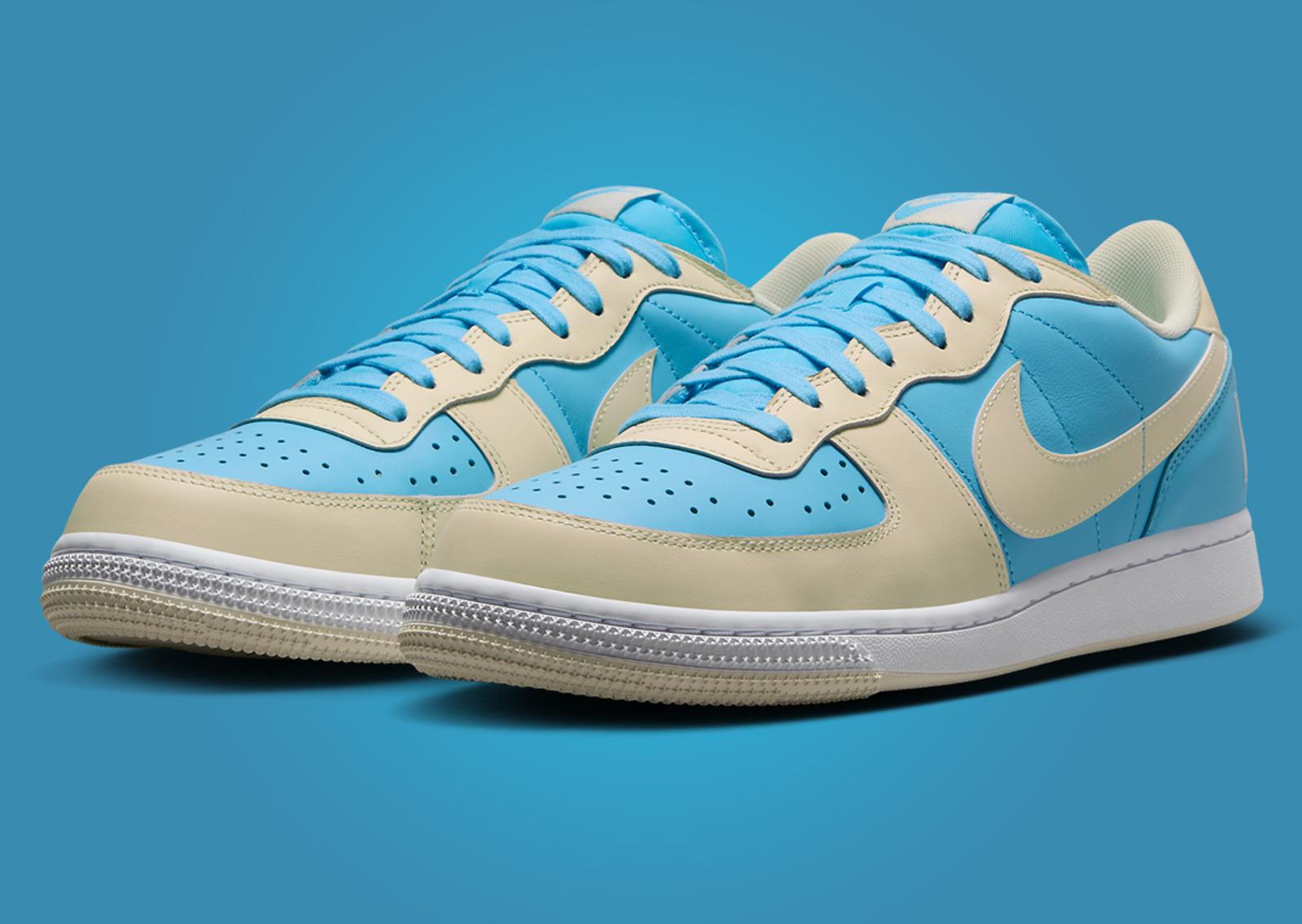 Nike Terminator Low Aquarius Blue Coconut Milk Angle