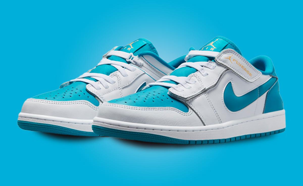 Fuse Form And Function With The Air Jordan 1 Low Flyease White Aquatone