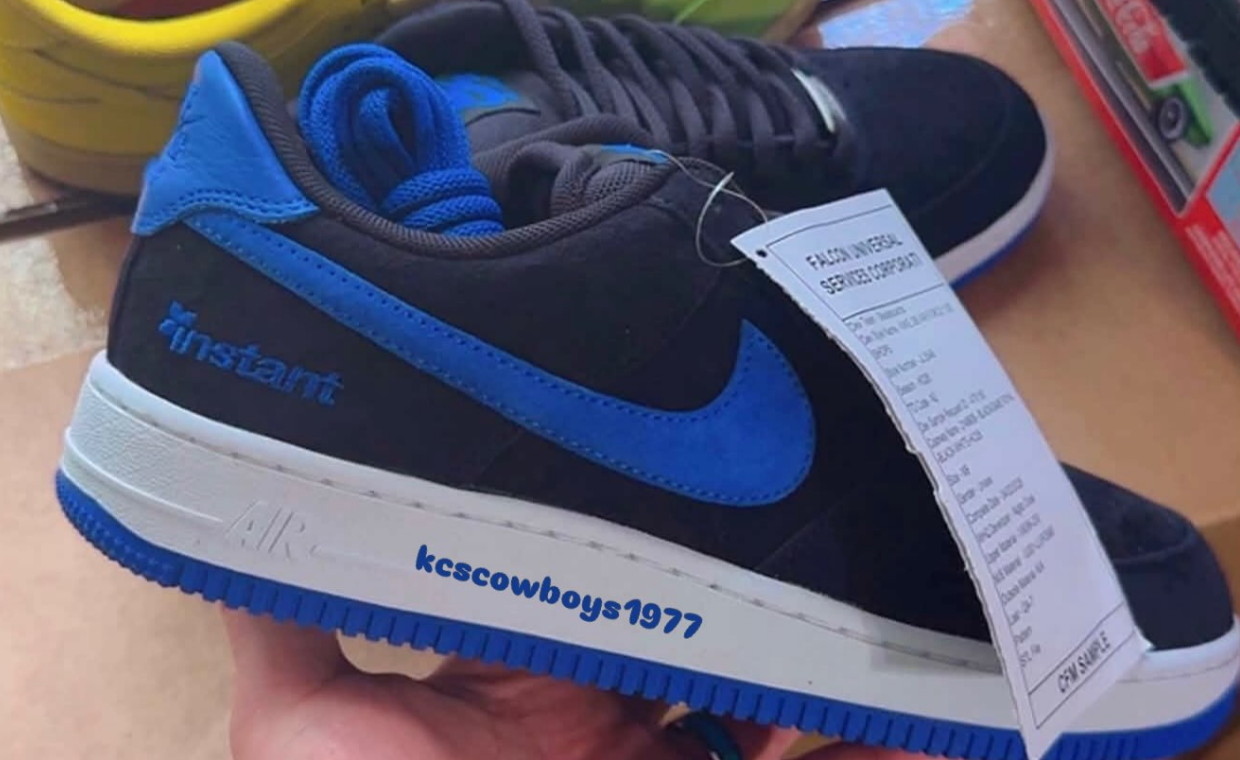 Instant Skateboards x Nike SB Air Force 1 Game Royal