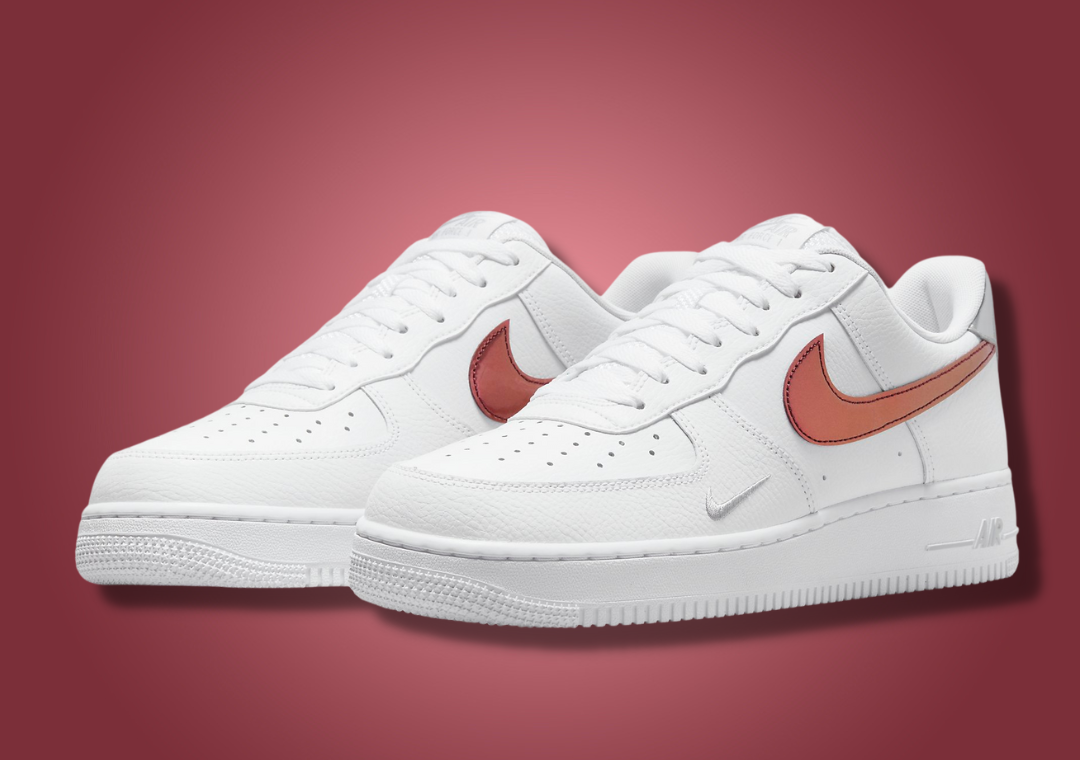 Nike Air Force 1 Low White/Picante Red - Men's - GBNY