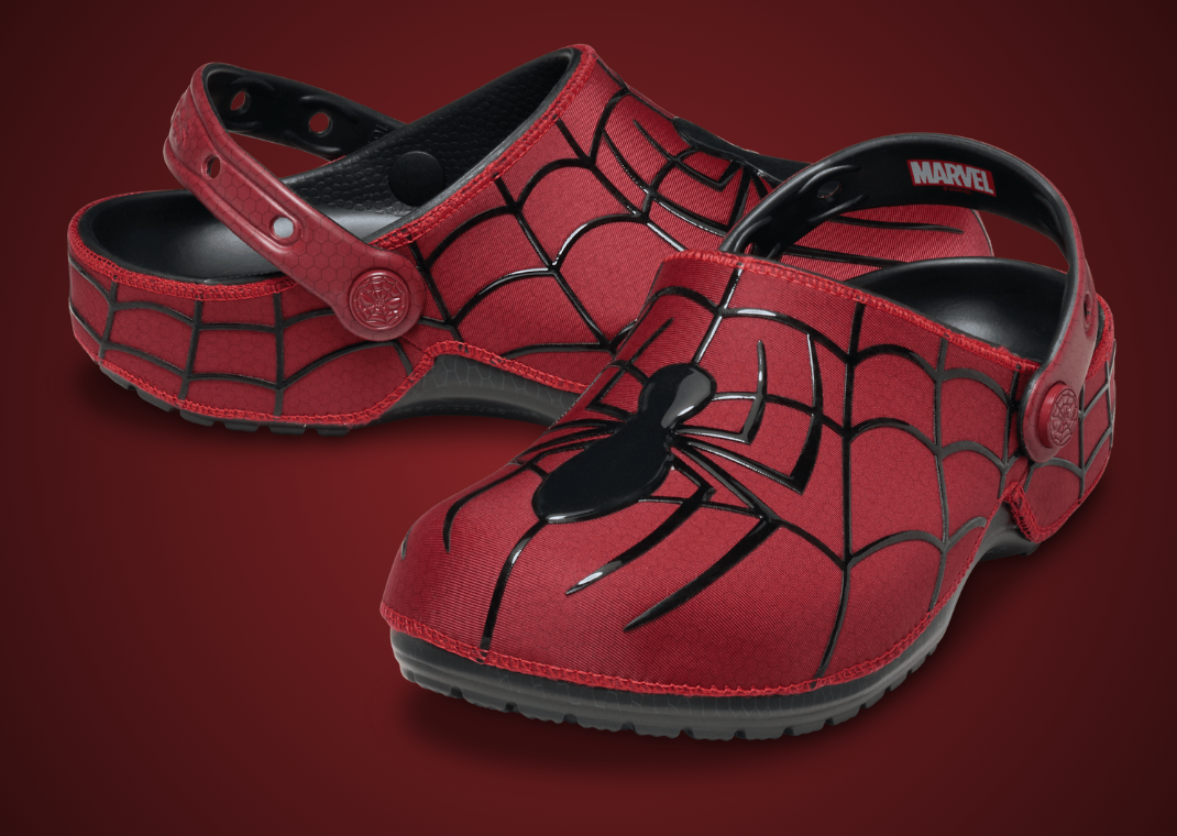 The Latest Spider-Man x Crocs Pack is Suited Up Like the  display picture 1