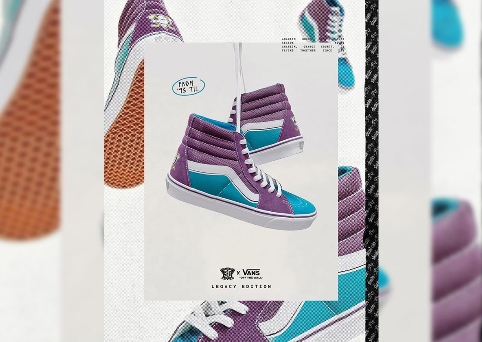 Anaheim Ducks x Vans Sk8-Hi Legacy