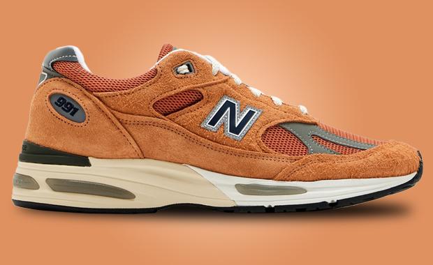 New Balance 991v2 Made in UK Gold Earth