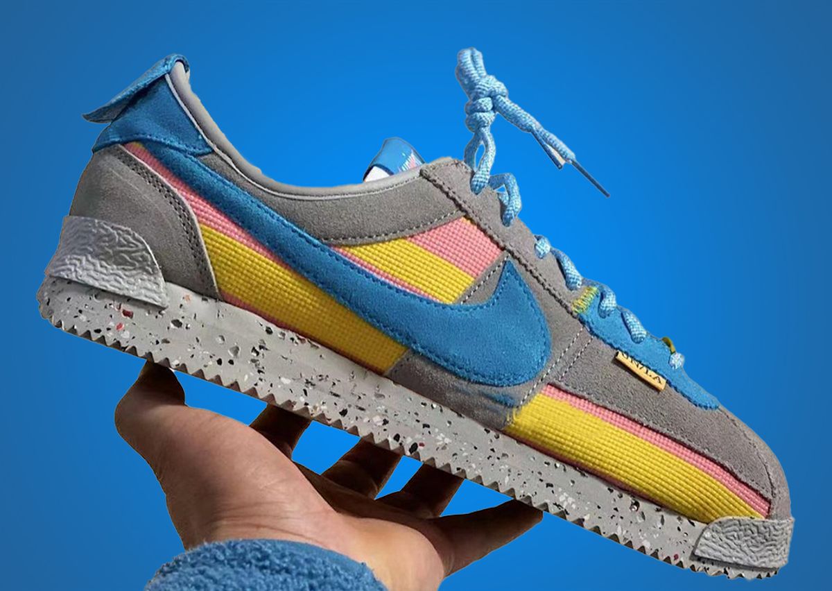 Nike cortez grey blue Clearance