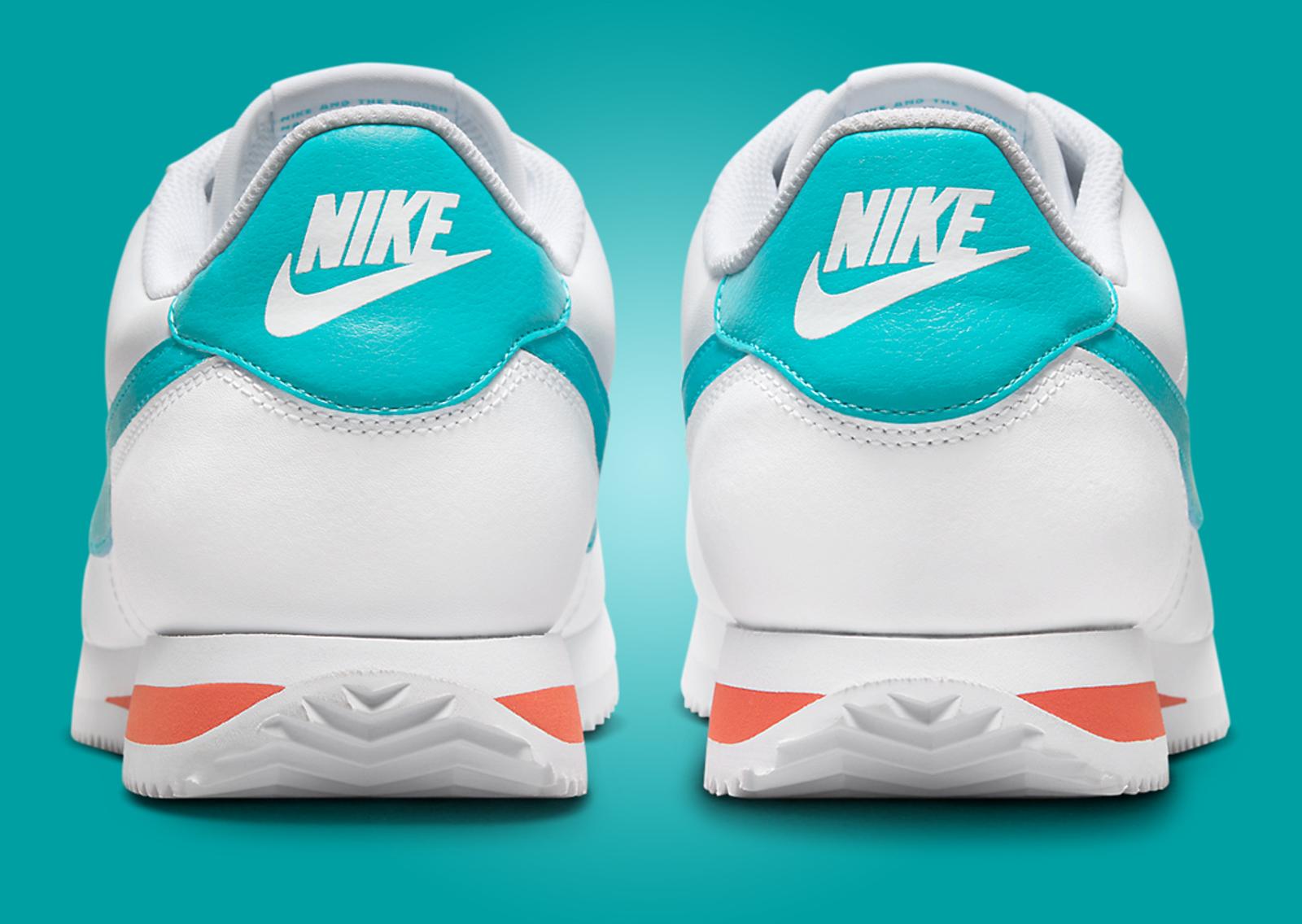 Nike Cortez Miami Dolphins Back