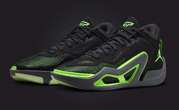 The Jordan Tatum 1 Black Green Strike Releases November 2023