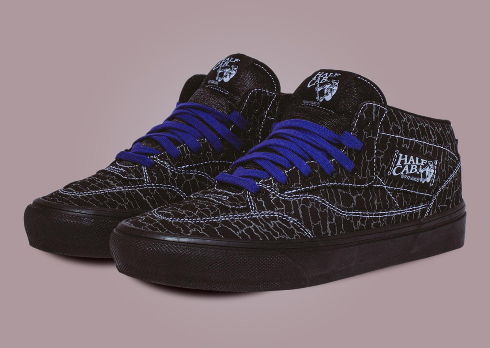 Fucking Awesome x Vans Half Cab Black Crackle Side