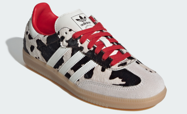 adidas Samba Red Cow Print