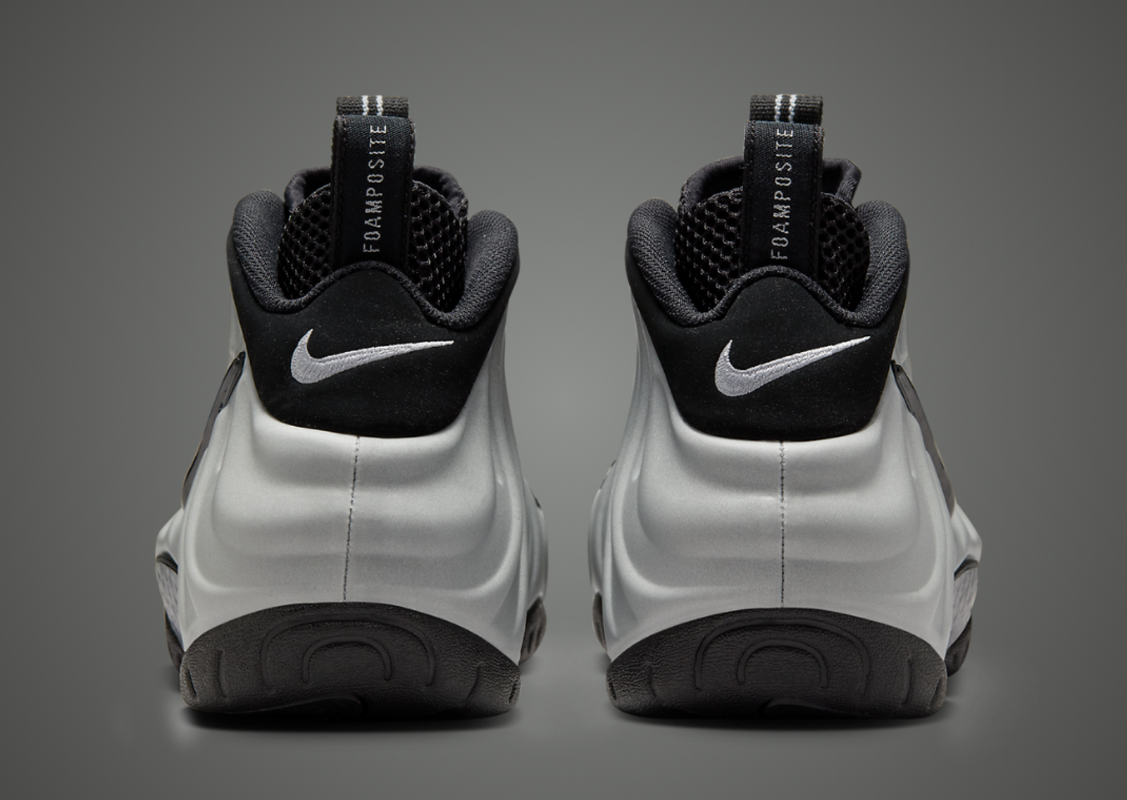 Nike Air Foamposite Pro Wolf Grey Heel