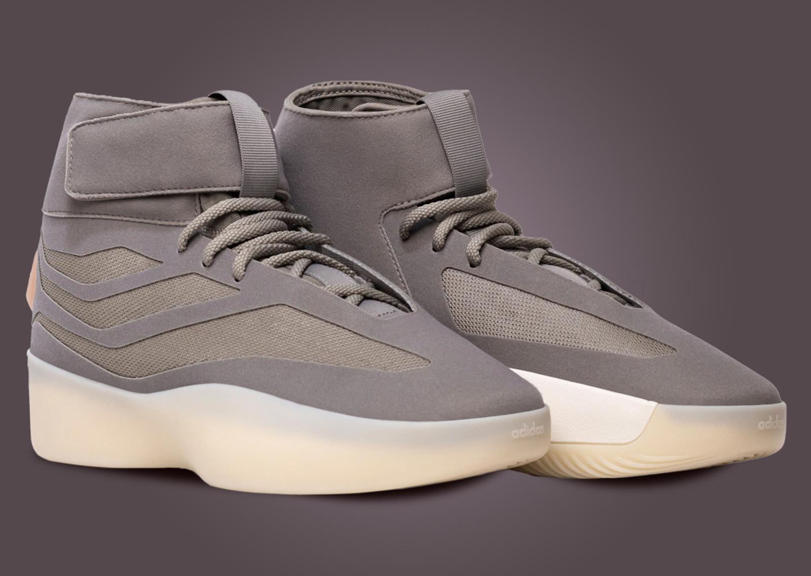 adidas Fear of God Athletics Basketball II Putty Beige Hi Angle