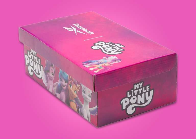 My Little Pony x Reebok Classic Leather Step N Flash Izzy Packaging