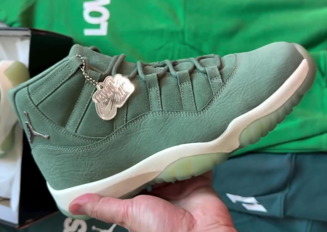 jordan 11s olive green