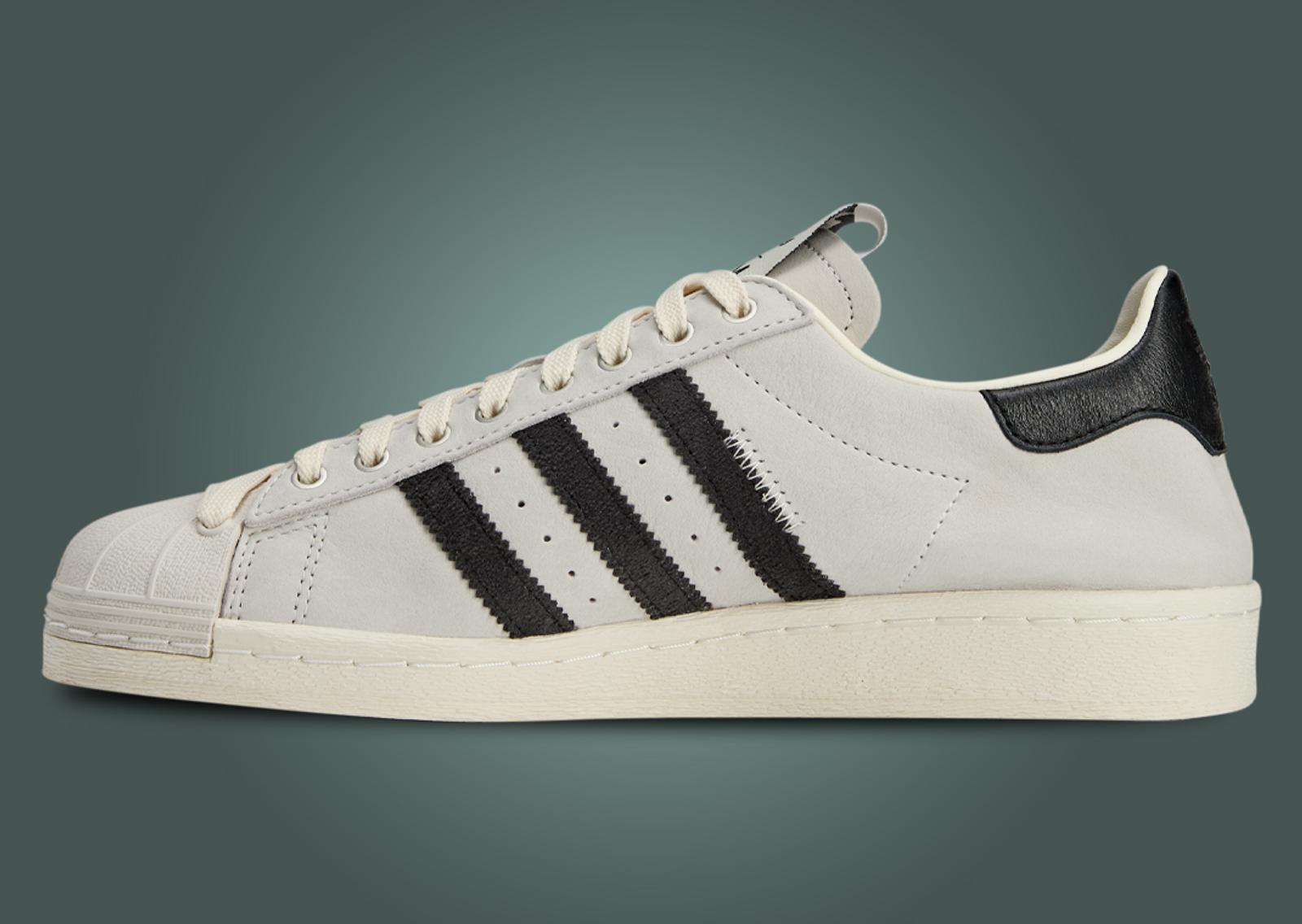 SFTM x adidas Superstar 82 Cream White Medial