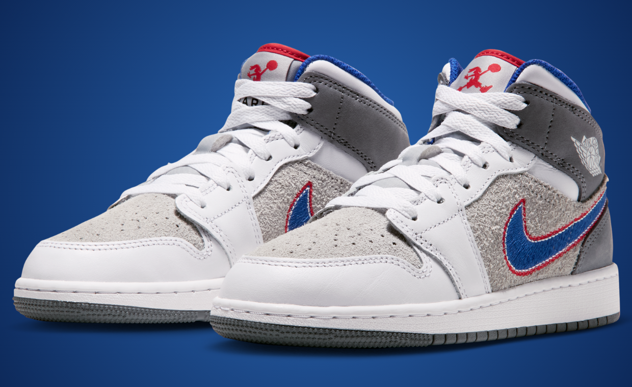 Air Jordan 1 Mid SE Space Jam Hare 
