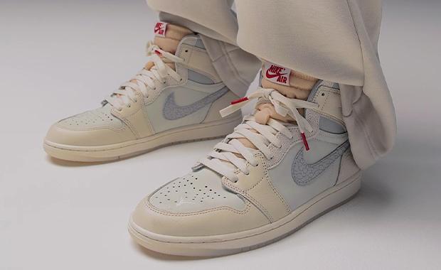 Air Jordan 1 Retro High OG Sail Elephant Print
