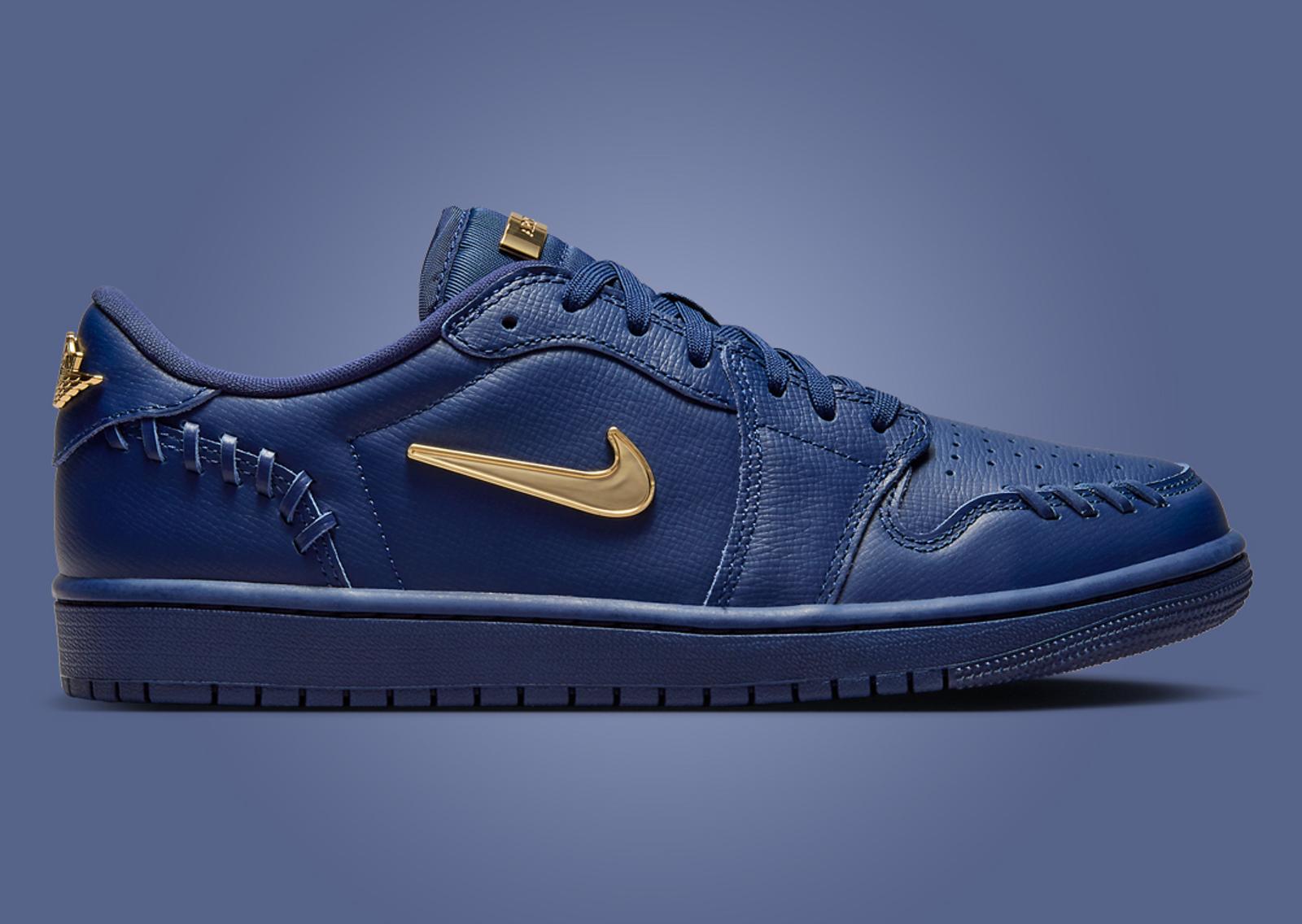 Air Jordan 1 MM Low Midnight Navy (W) Lateral Right