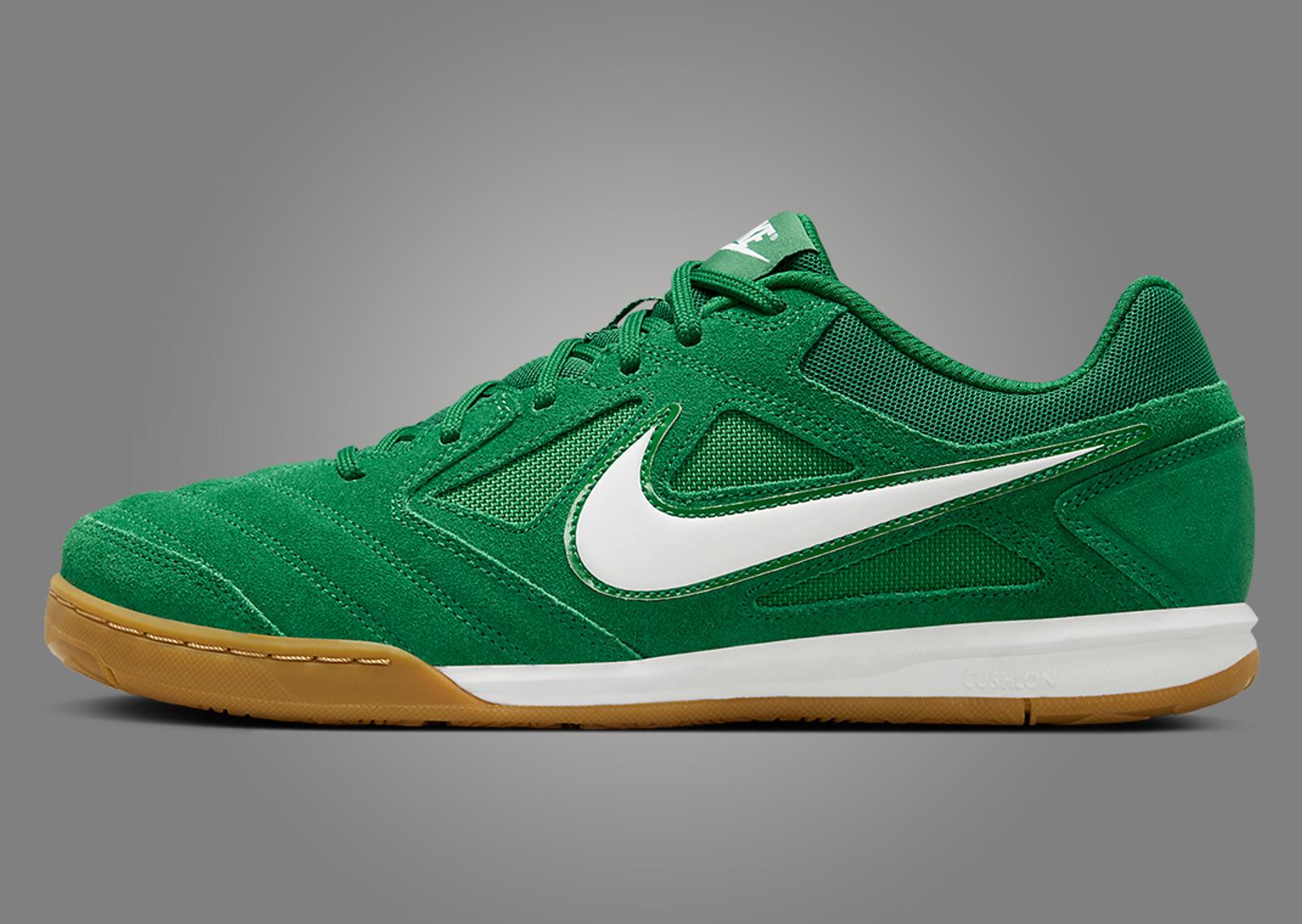 Nike Gato Pine Green White Gum Lateral