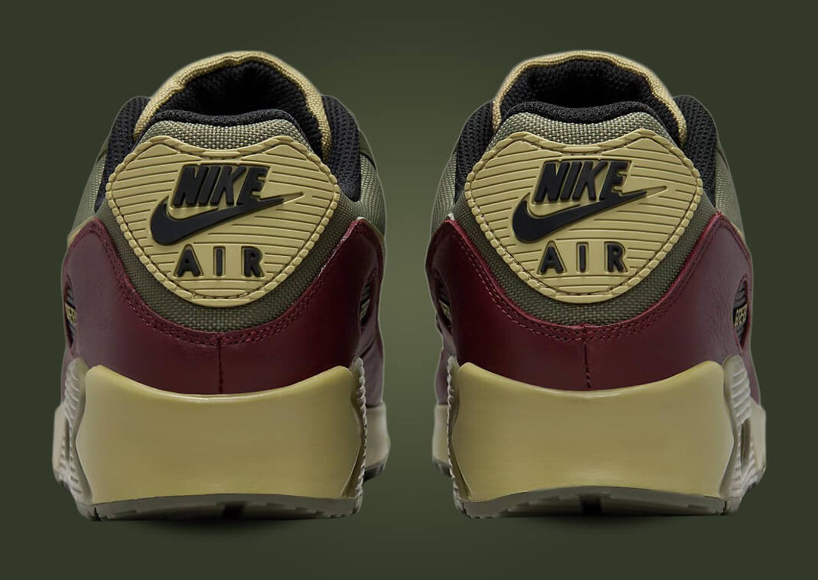 Nike Air Max 90 Gore-Tex Olive Heel Profile