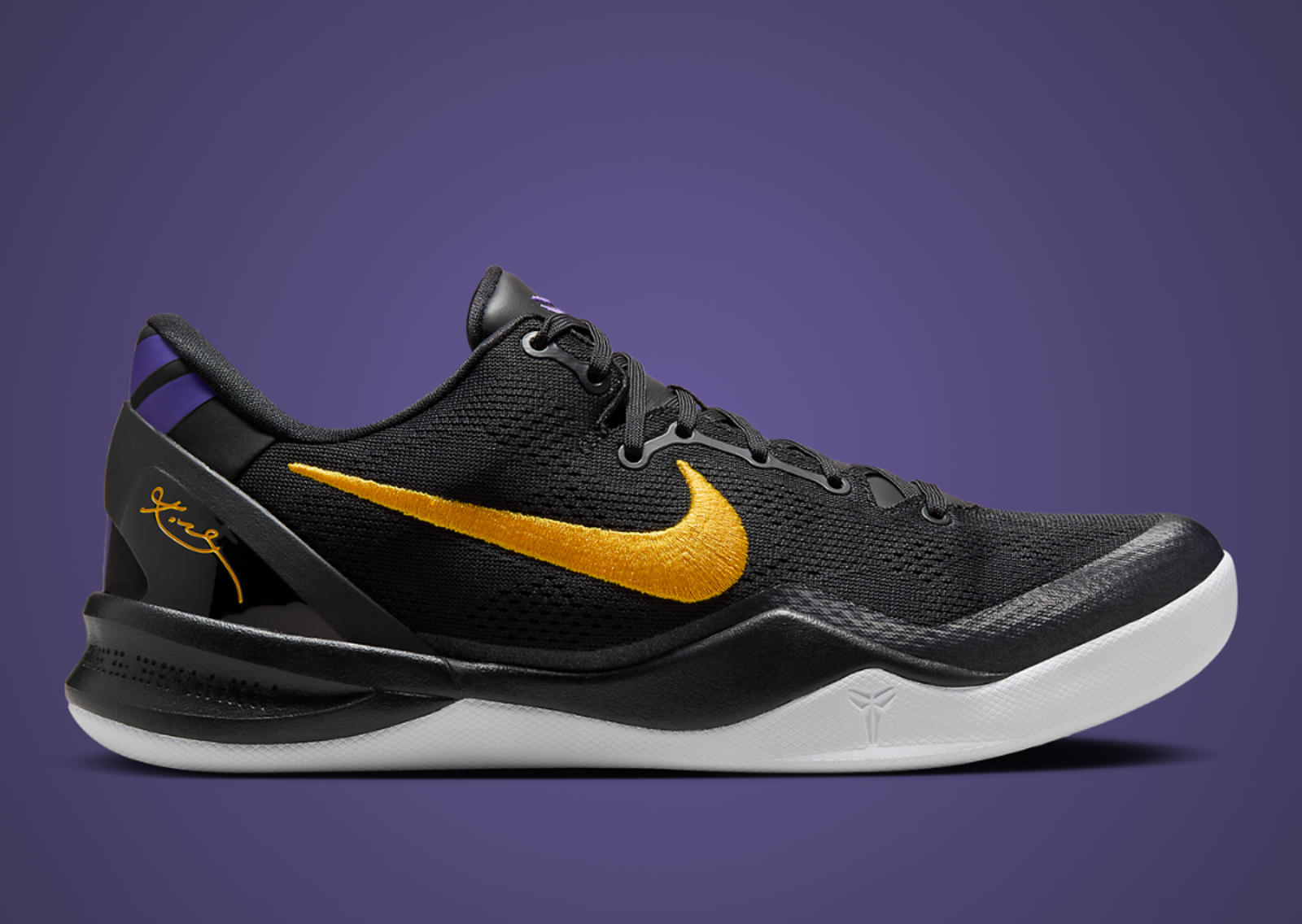 Nike Kobe 8 Protro TB Lakers Away Lateral