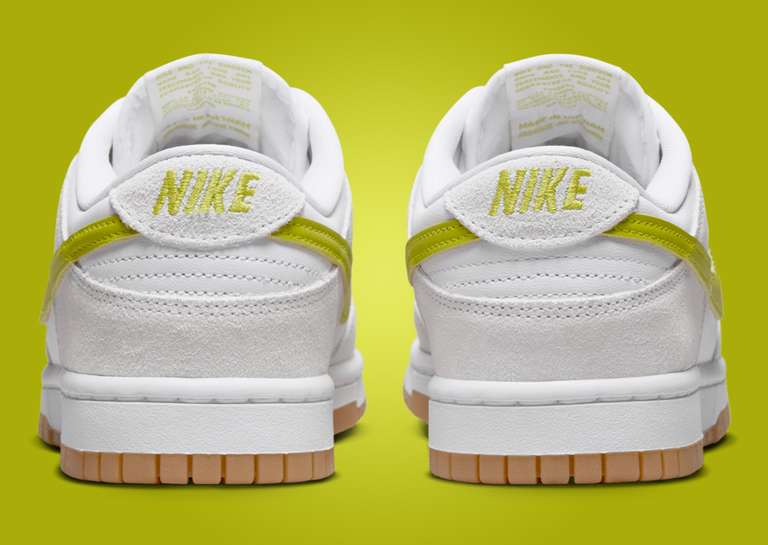 Nike Dunk Low White Bright Cactus (W) Heel