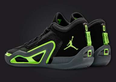 The Jordan Tatum 1 Black Green Strike Releases November 2023