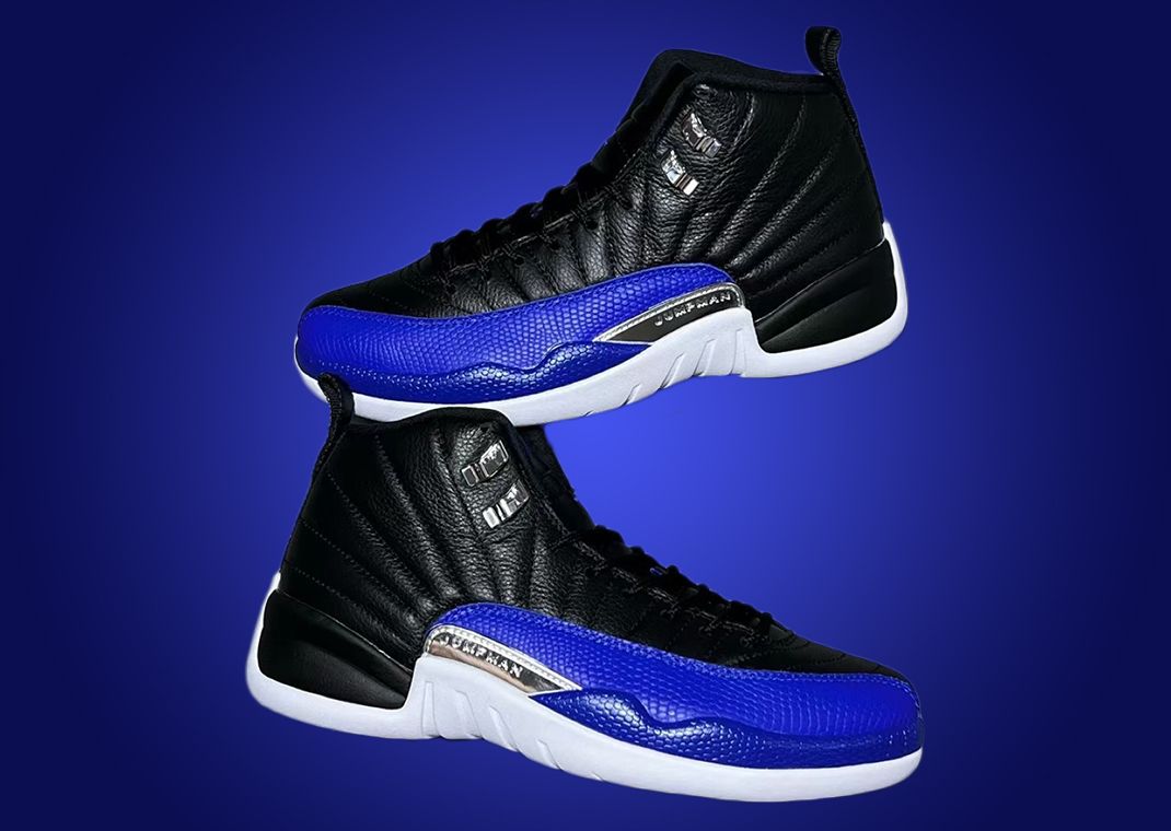 Blue and black 12s 2019 hotsell