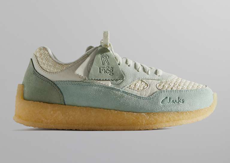 8th St by Ronnie Fieg for Clarks Originals Lockhill Pale Green Lateral