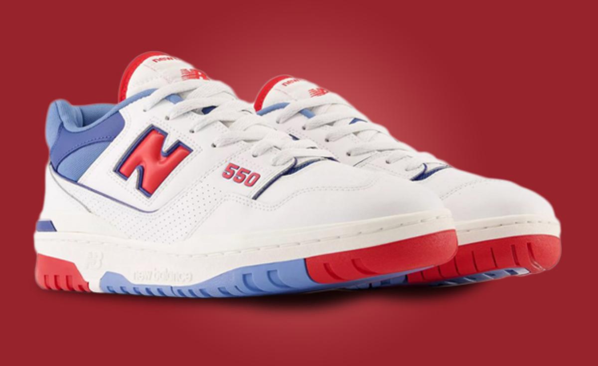 Patriotic Shades Of Red White And Blue Take Over This New Balance 550
