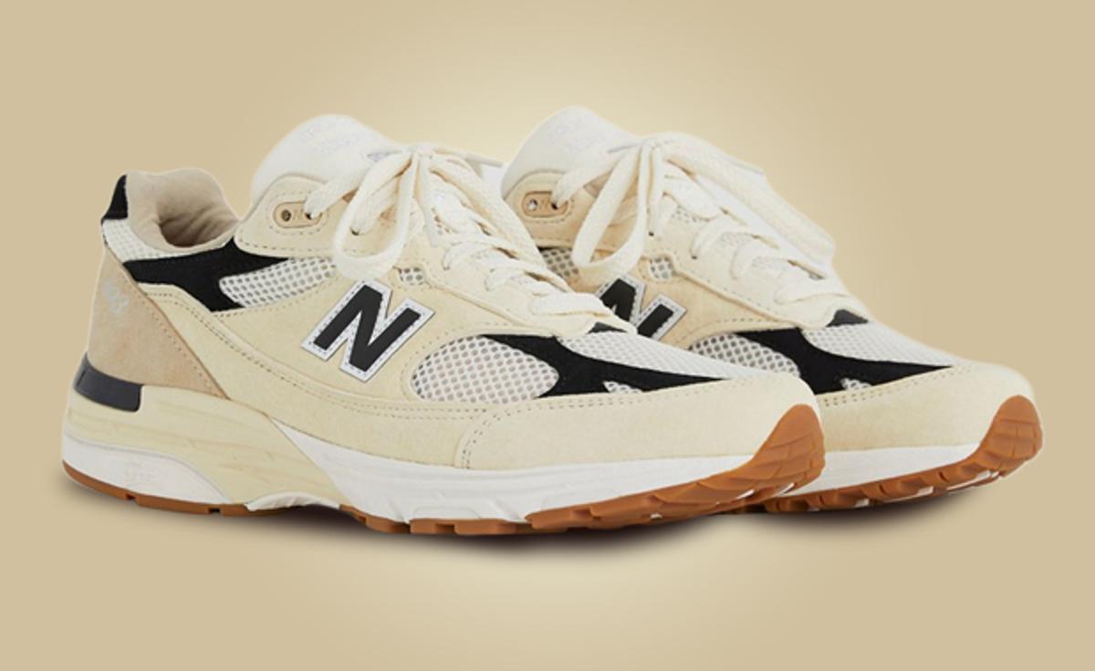 The New Balance 993 Made in USA Sea Salt Black Releases May 2024