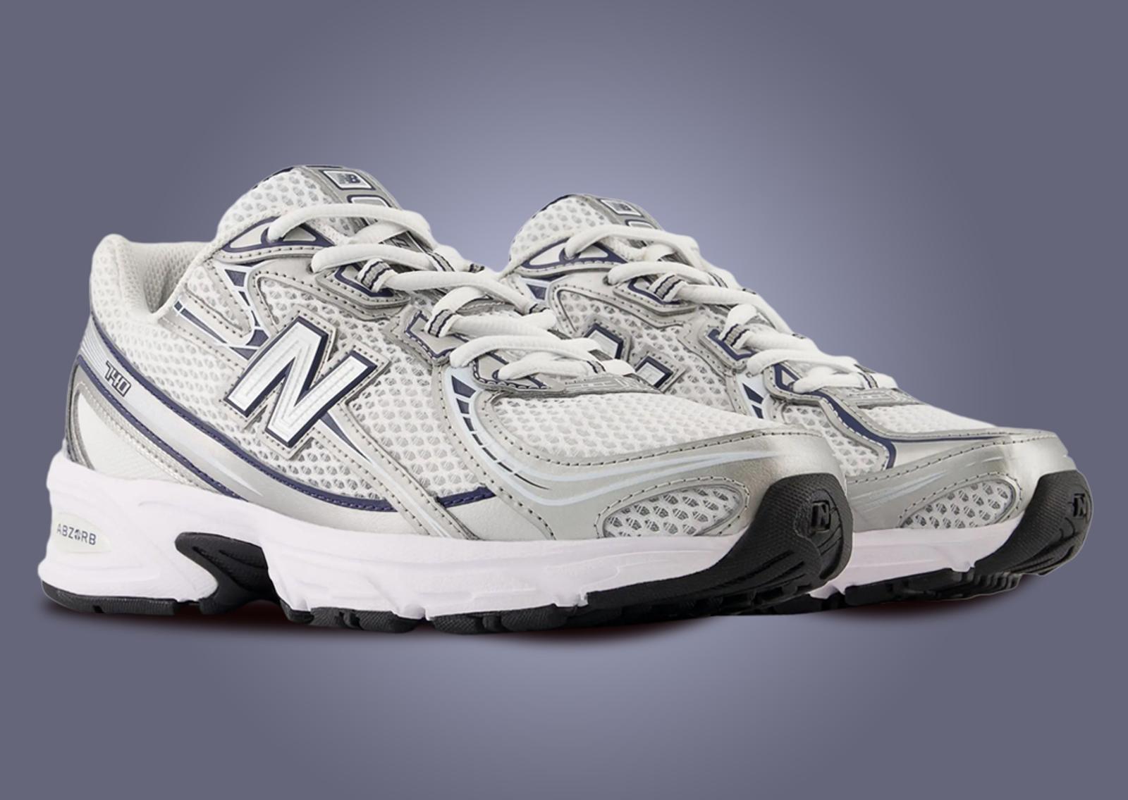 New Balance 740 NB Navy White Angle